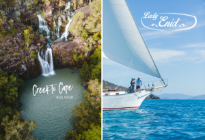 Ocean Roads Whitsundays encompasses Sundowner Cruises, Lady Enid Sailing and Creek to Cape Bus Tour of the Whitsundays